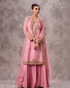 Dusty Pink Artistry Stitched Suit